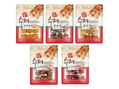 (2개묶음)(펫스토리) 수제 소고기꼬치 90g