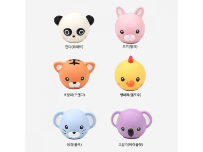 TBZ 패리스독 동글이 캐릭터볼 라텍스 토이 디자인랜덤(3) 1p 5cm