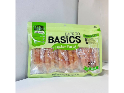 TBZ 백투베이직 강아지 간식 치킨 말이롤 500g